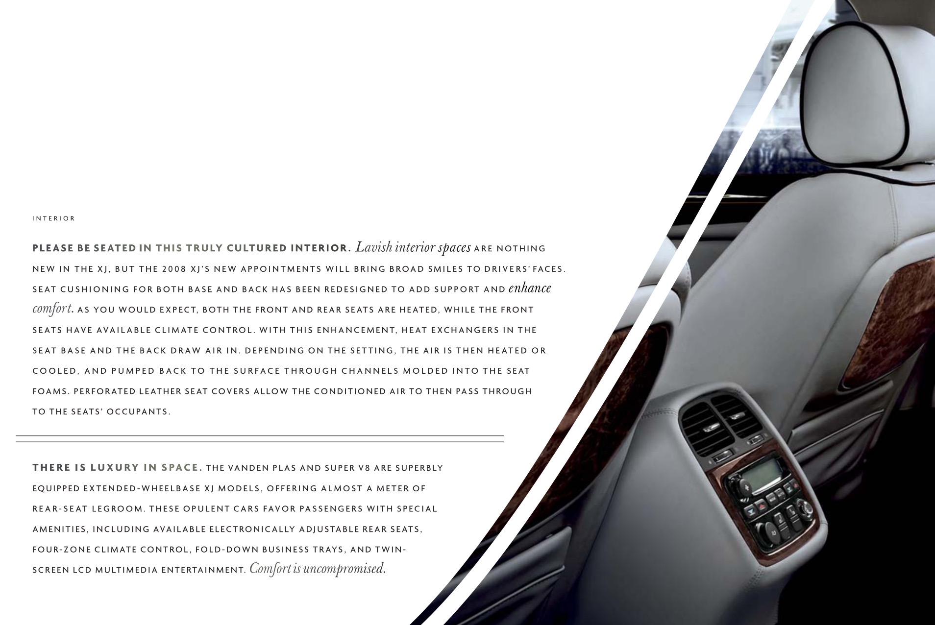 2008 Jaguar XJ Brochure Page 8